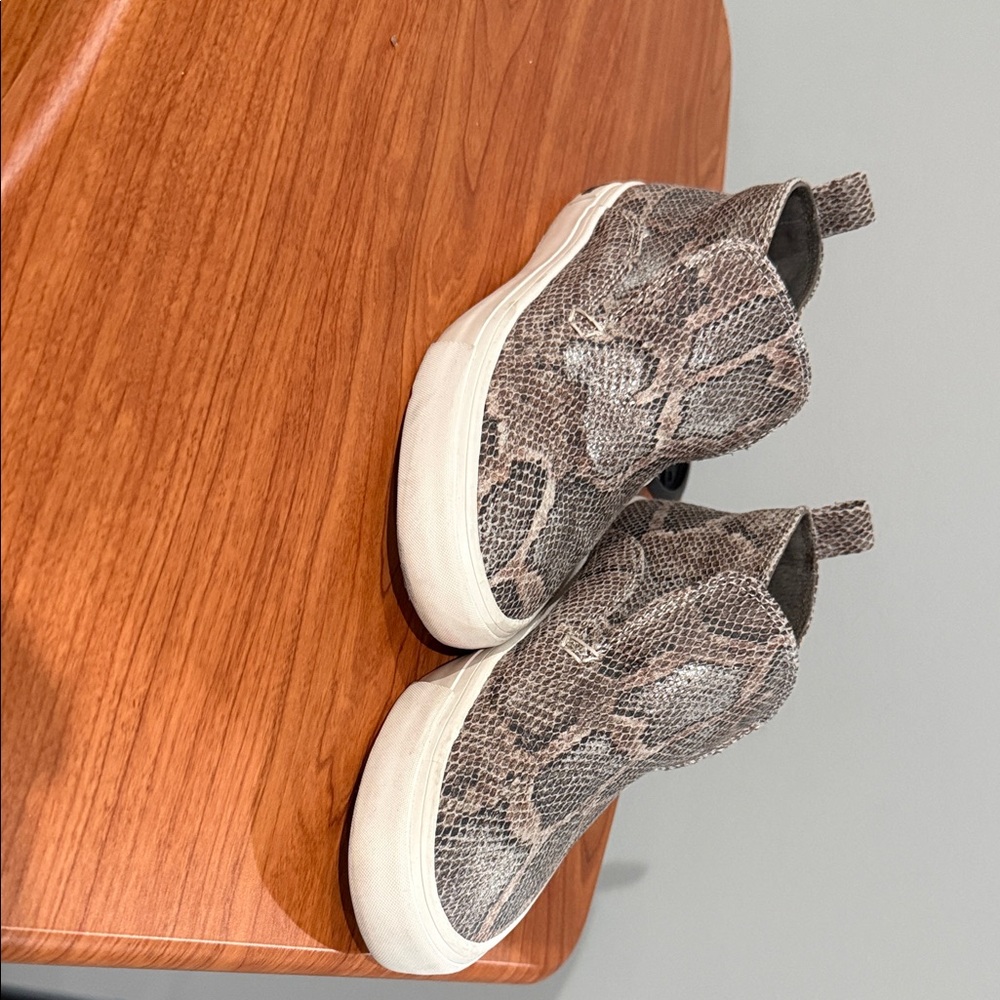 SeaVees Snake Print High-Top Sneakers